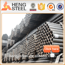 Tianjin negro MS Pipe acero